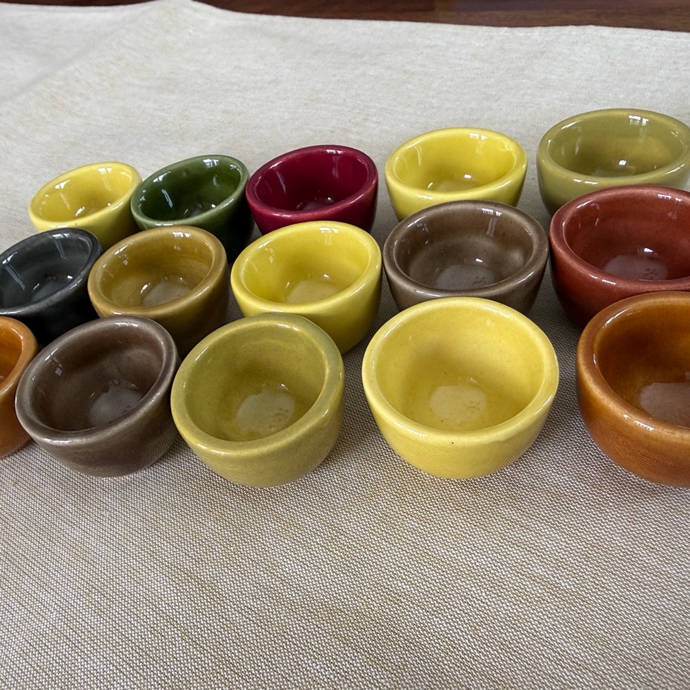 Colorful Ceramic Mini Bowls Set - Picture 3 of 4
